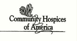 COMMUNITY HOSPICES OF AMERICA