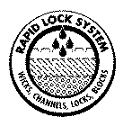 RAPID LOCK SYSTEM WICKS, CHANNELS, LOCKS, BLOCKS