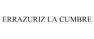 ERRAZURIZ LA CUMBRE