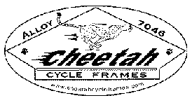 ALLOY 7046 CHEETAH CYCLE FRAMES WWW.CHEETAHCYCLEFRAMES.COM
