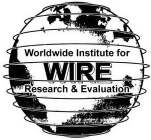 WIRE WORLDWIDE INSTITUTE FOR RESEARCH &EVALUATION