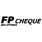FP SOLUTIONS CHEQUE