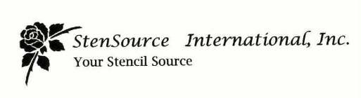 STENSOURCE INTERNATIONAL, INC. YOUR STENCIL SOURCE