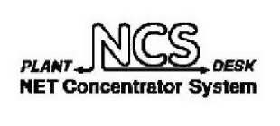 NCS PLANT DESK NET CONCENTRATOR SYSTEM