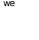 WE