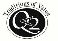 TRADITIONS OF VALUE Q<2