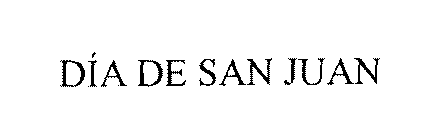 DÍA DE SAN JUAN