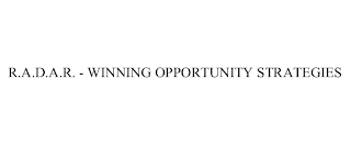 R.A.D.A.R. - WINNING OPPORTUNITY STRATEGIES