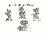 SCHOOL CAT & FRIENDS 