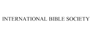 INTERNATIONAL BIBLE SOCIETY