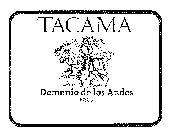TACAMA DEMONIO DE LOS ANDES PISCO