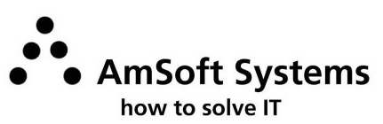 AMSOFT SYSTEMS HOW TO SOLVE IT