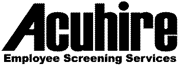 ACUHIRE EMPLOYEE SCREENING SERVICES