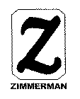 Z ZIMMERMAN