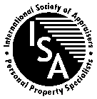 ISA INTERNATIONAL SOCIETY OF APPRAISERS PERSONAL PROPERTY SPECIALISTS