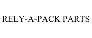 RELY-A-PACK PARTS