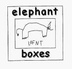 ELEPHANT BOXES LEF NT