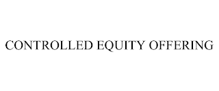 CONTROLLED EQUITY OFFERING