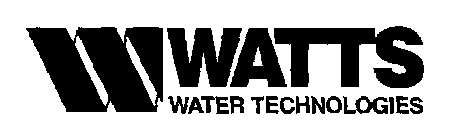 W WATTS WATER TECHNOLOGIES