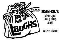 HA HA HA HA SCAM-CO.'S BAG FULL OF LAUGHS ELECTRIC LAUGHING BAG 3070.. $3.95