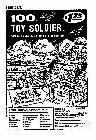 SCAM-CO.'S 100 TOY SOLDIER SET MADE OF DURABLE PLASTIC, EACH WITH ITS CAN CASE