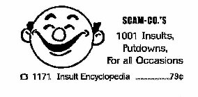 SCAM-CO.'S 1001 INSULTS, PUTDOWNS, FOR ALL OCCASIONS 1171. INSULT ENCYCLOPEDIA ....................79$
