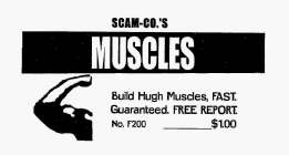 SCAM-CO.'S BUILD HUGH MUSCLES