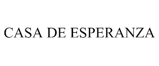 CASA DE ESPERANZA