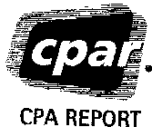CPAR CPA REPORT