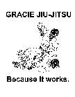 GRACIE JIU-JITSU BECAUSE IT WORKS.