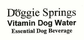 DOGGIE SPRINGS VITAMIN DOG WATER ESSENTIAL DOG BEVERAGE