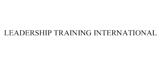 LEADERSHIP TRAINING INTERNATIONAL