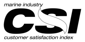 MARINE INDUSTRY CSI CUSTOMER SATISFACTION INDEX