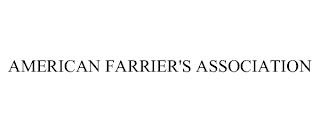 AMERICAN FARRIER'S ASSOCIATION