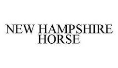 NEW HAMPSHIRE HORSE