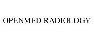 OPENMED RADIOLOGY