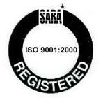 SARA ISO 9001:2000 REGISTETED