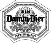 PURA CERVEZA SIN ALCOHOL DAMM-BIER 1876 LAGER BEER PREMIUM QUALITY