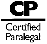 CP CERTIFIED PARALEGAL