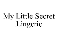MY LITTLE SECRET LINGERIE