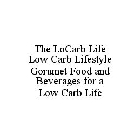 THE LOCARB LIFE LOW CARB LIFESTYLE GORUMET FOOD AND BEVERAGES FOR A LOW CARB LIFE