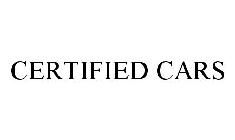 CERTIFIED CARS