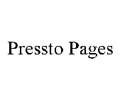 PRESSTO PAGES