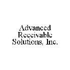 ADVANCED RECEIVABLE SOLUTIONS, INC.