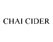 CHAI CIDER