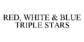 RED, WHITE & BLUE TRIPLE STARS
