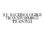 T3: TECHNOLOGIES TRANSFORMING TRAINING