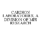 CARDION LABORATORIES, A DIVISION OF MPI RESEARCH
