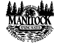 SINCE 1915 MANITOCK SPRING WATER WATERFORD CONNECTICUT