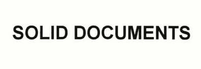 SOLID DOCUMENTS